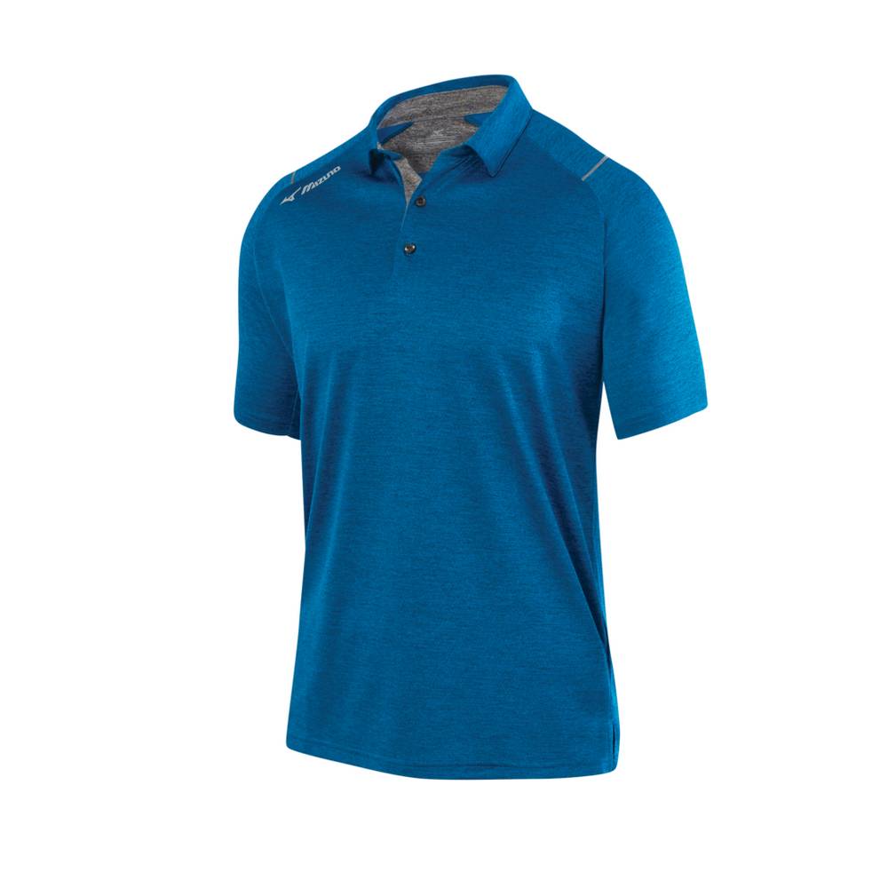 Polo Mizuno Comp Para Hombre Azul Rey 3510489-NE